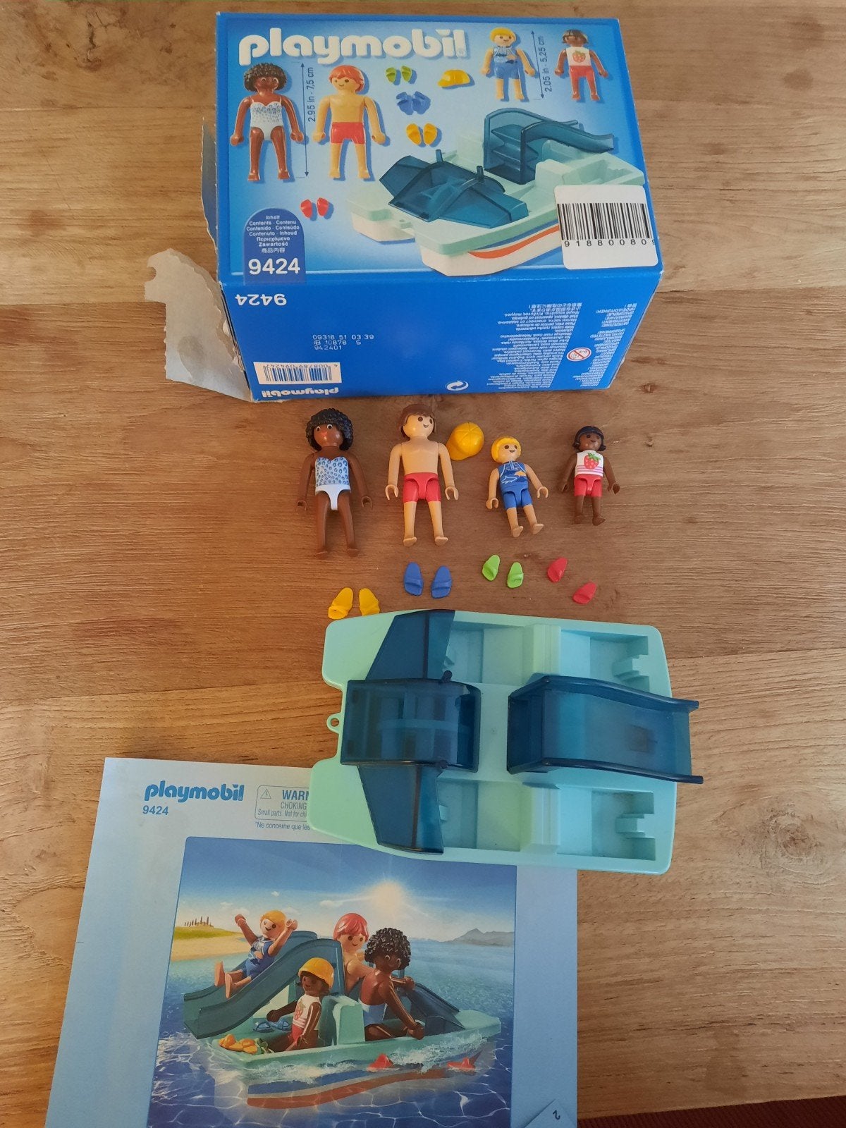 Playmobil Waterfiets compleet in doos, Complete set, Overige typen, Zo goed als nieuw, Family fun