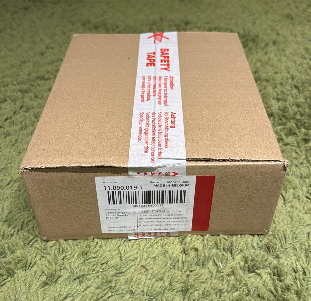 Disney Lorcana Wilds Unknown Booster Box Case, Ophalen of Verzenden, Zo goed als nieuw, Boosterbox