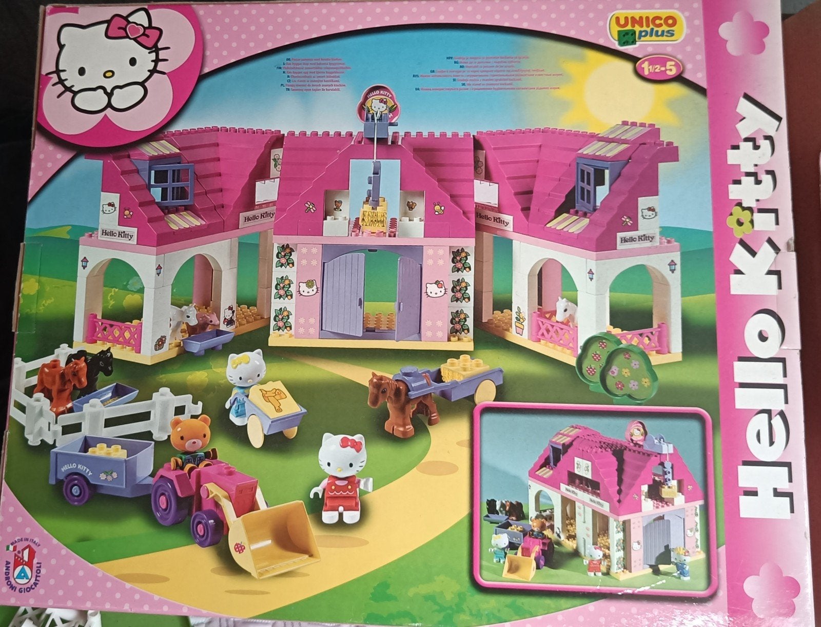Hello Kitty Huis met toebehoren en originele doos, Ophalen of Verzenden, Duplo