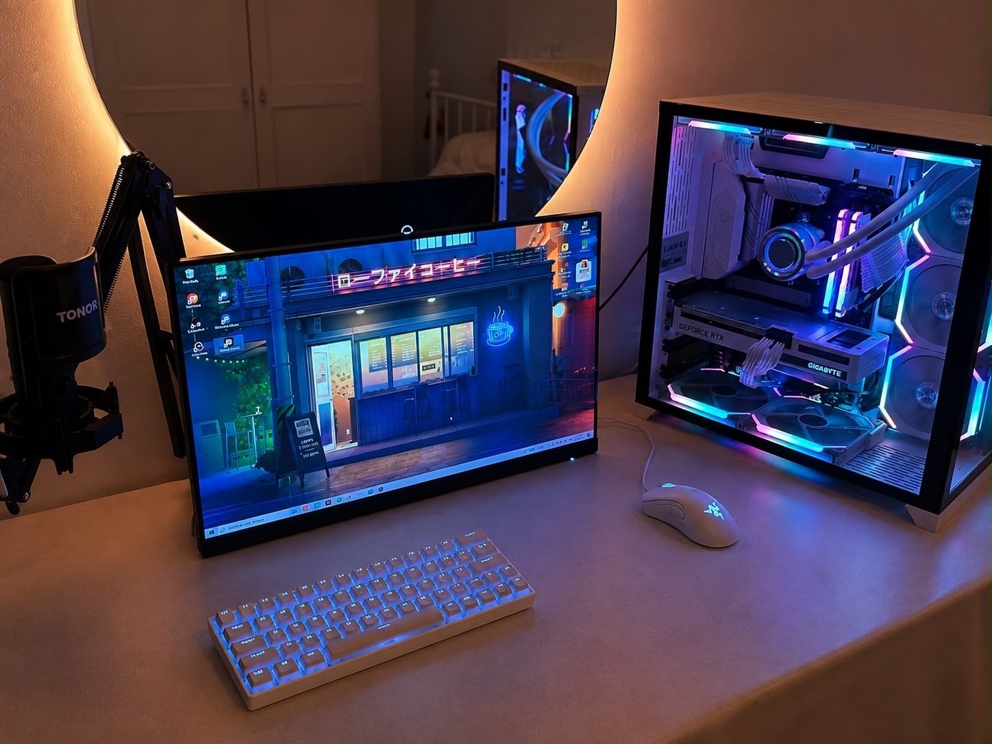 Premium Witte Gaming Setup | RTX 3060 | Ryzen 7 | Lian Li, Ophalen, Zo goed als nieuw, Gaming, SSD