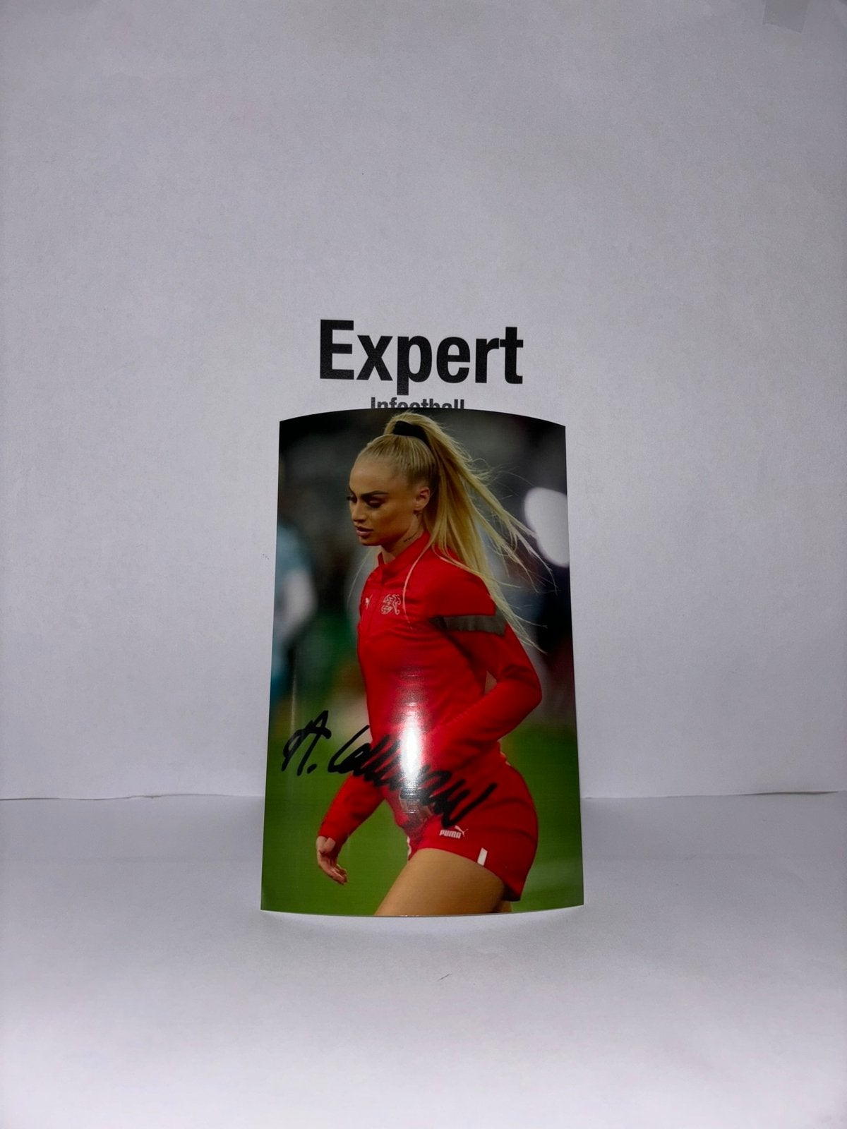 Lehmann gesigneerde foto / Zwitserland, Maat M, Ophalen of Verzenden, Gebruikt, Overige typen