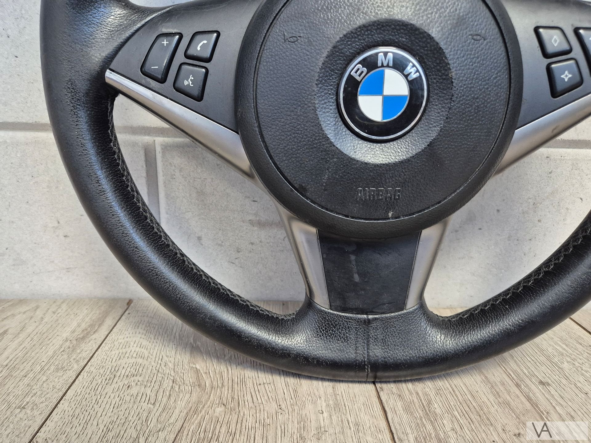 Stuur met airbag van BMW 5 serie E60 E61 Sport type SLEUTEL, Gebruikt, -, -, Ophalen of Verzenden