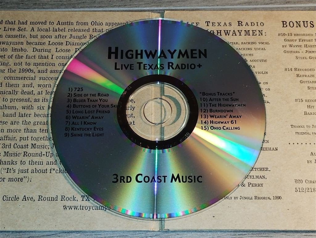 The Highwaymen - Live Texas Radio [Limited Edition], Ophalen of Verzenden, Zo goed als nieuw, Jazz