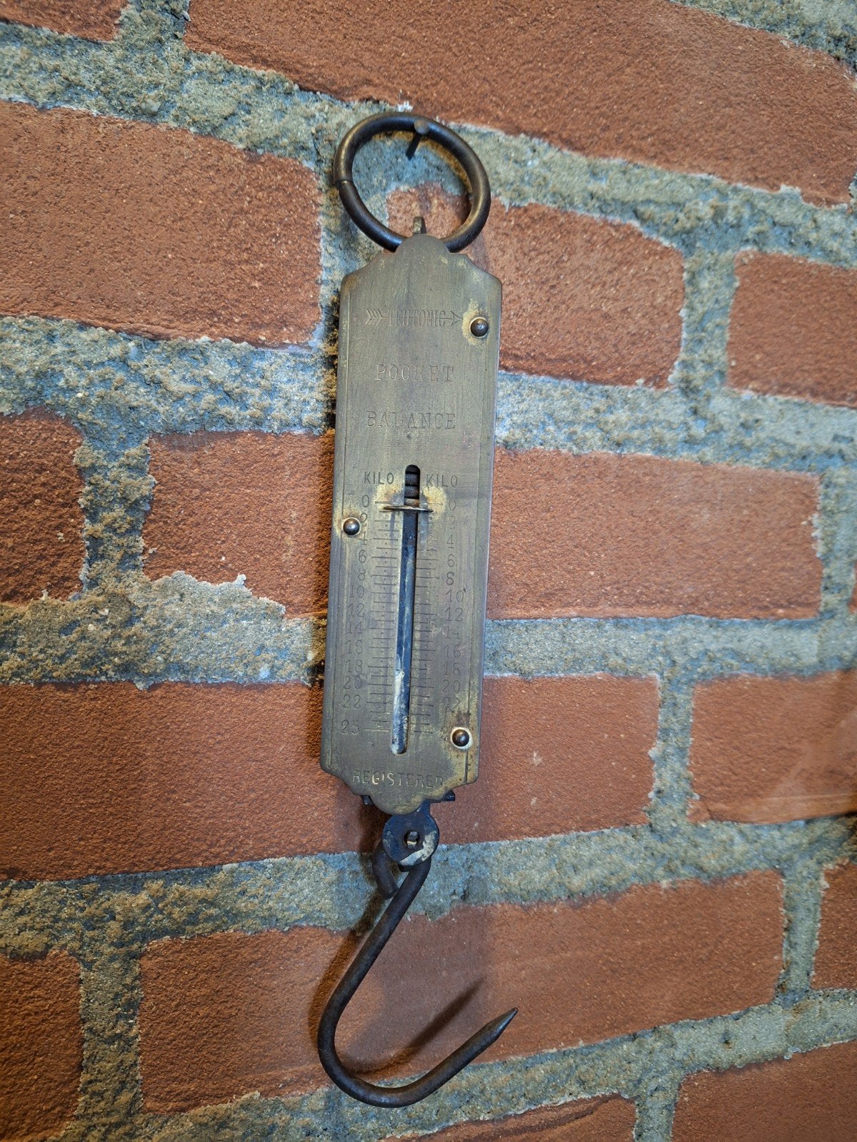 Veerunster hangweegschaal, Antiek en Kunst, Ophalen of Verzenden