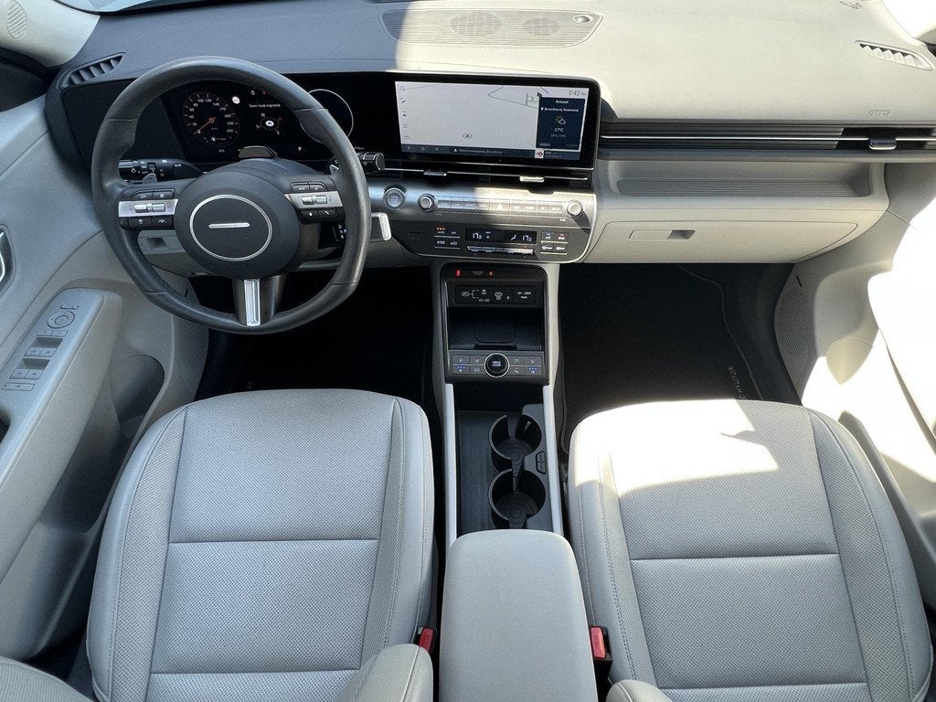 Hyundai Kona 1.6 GDI HEV Premium Sky / Automaat / Schuifdak, Gebruikt, Euro 6, 2 kWh, Leder
