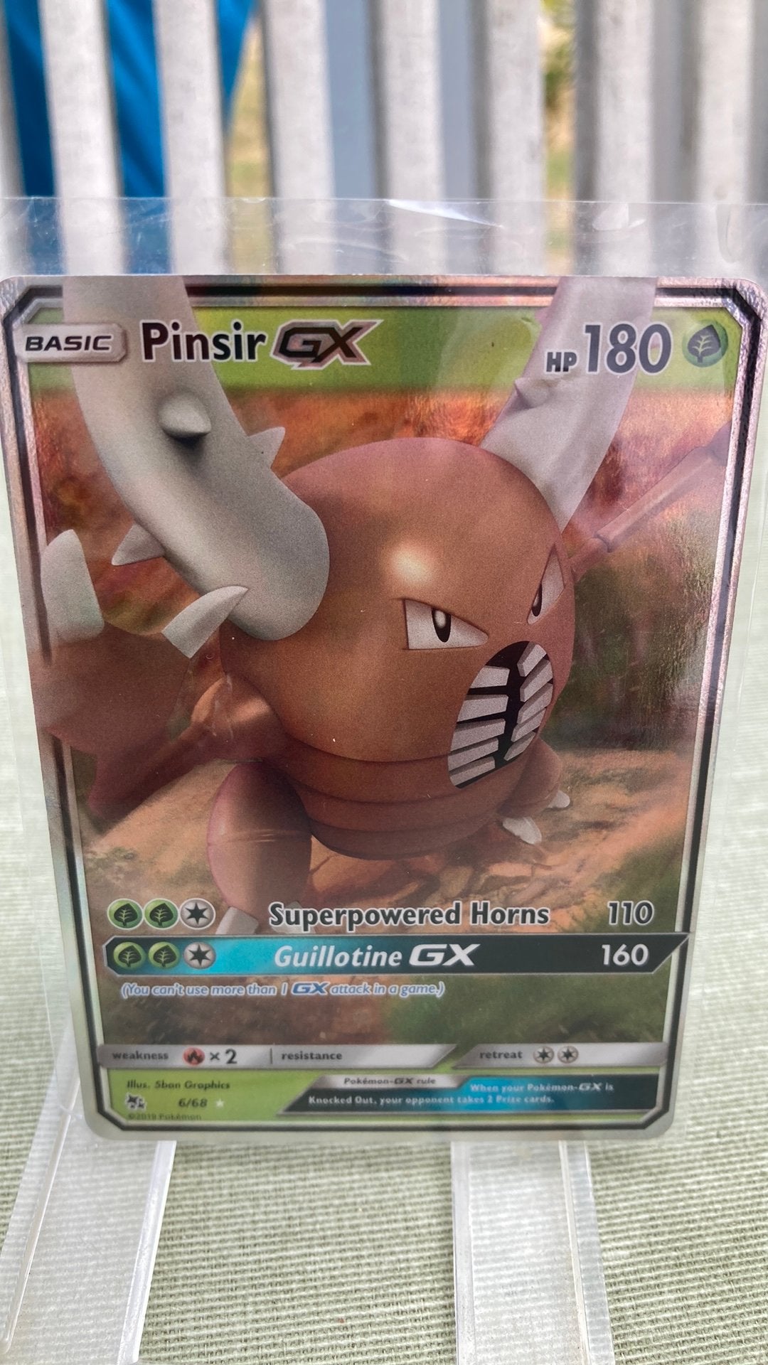 Pokemon Pinsir Gx 6/68 Hidden Fates 5,00 euro, Ophalen of Verzenden, Zo goed als nieuw