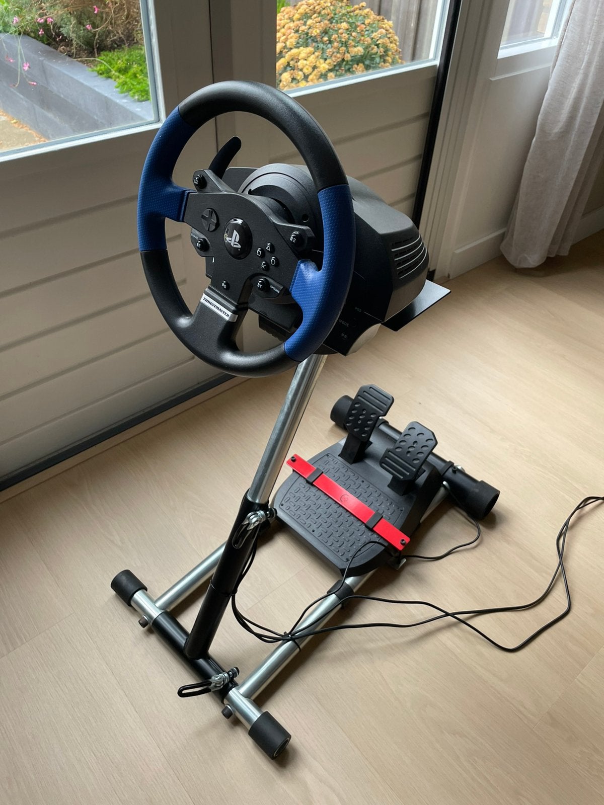 Racestuur Thrustmaster T150 met Wheel Stand Pro, Ophalen, Zo goed als nieuw