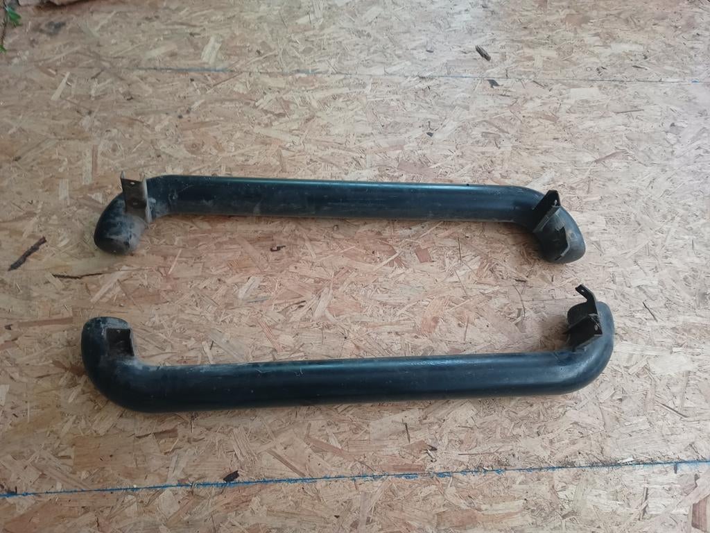Zwarte degelijke sidebars Defender 90, Auto-onderdelen, Ophalen, Gebruikt
