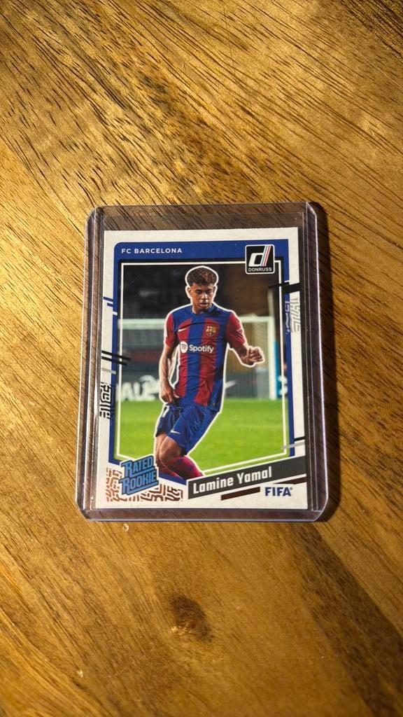 Lamine Yamal Rated Rookie Panini Donruss, Ophalen of Verzenden, Zo goed als nieuw, Plaatje