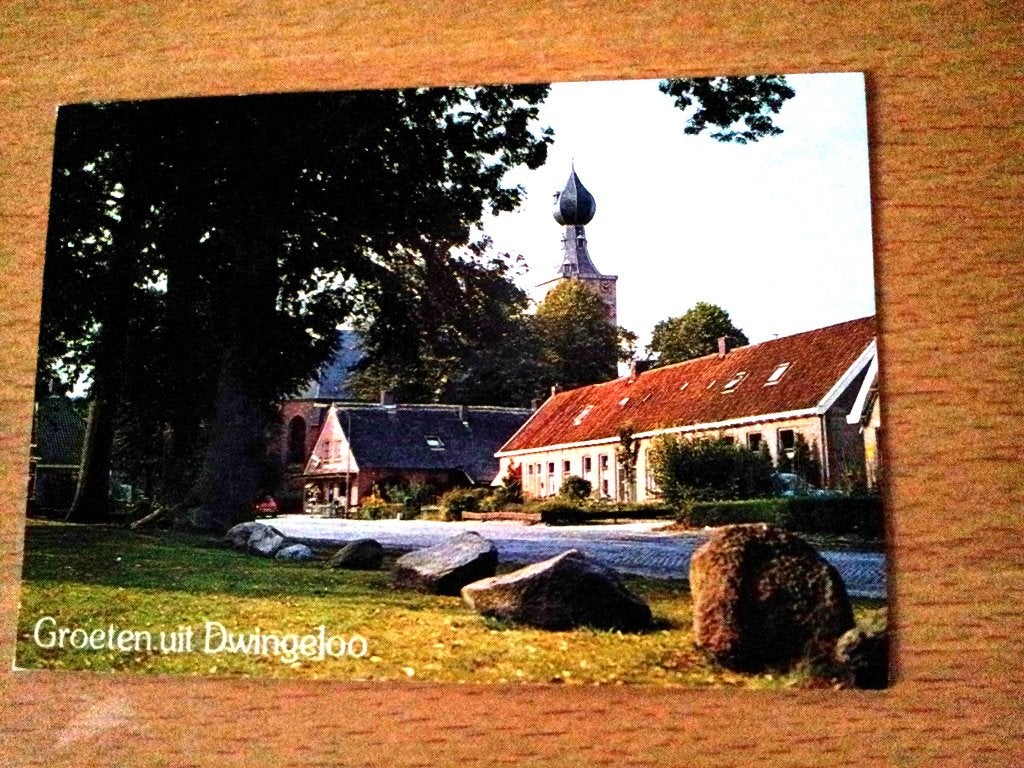 Ansichtkaart gelopen Groeten uit Dwingeloo, Ophalen of Verzenden, 1980 tot heden, Gelopen, Drenthe