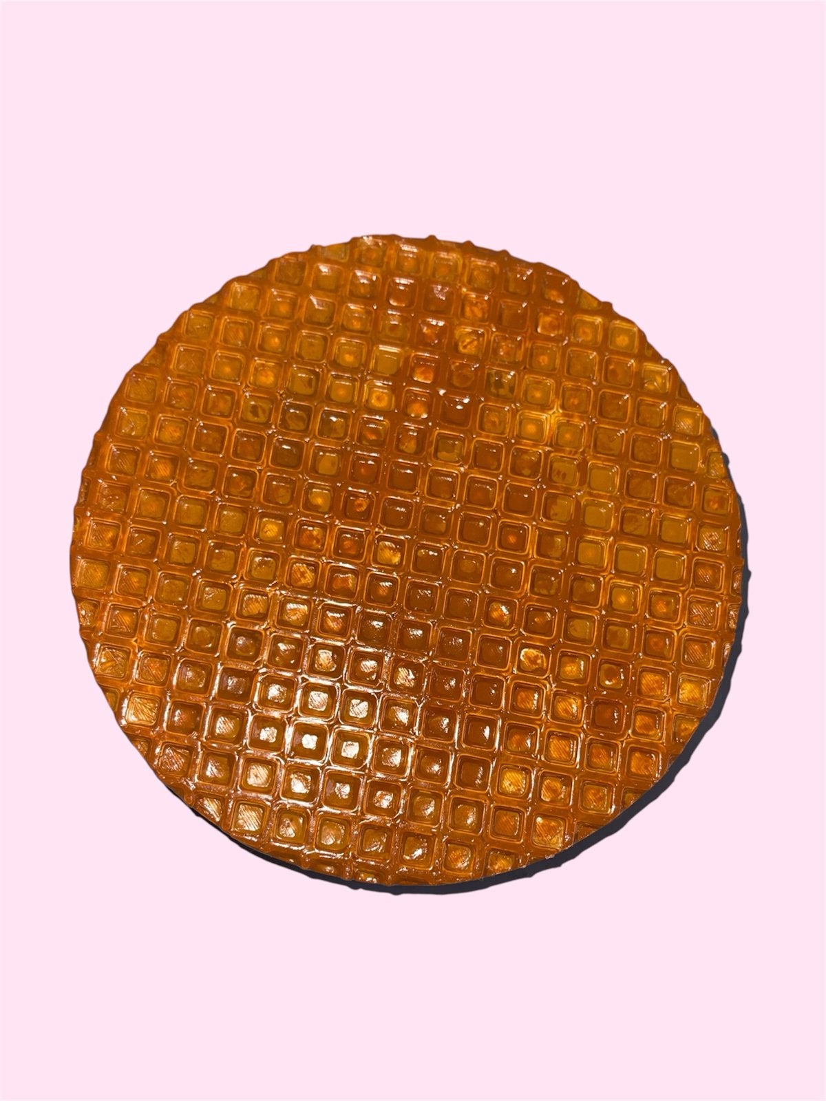 Handgeschilderde Stroopwafel Muurdecoratie - 10 cm, Overige materialen, Verzenden, Overige stijlen, Nieuw