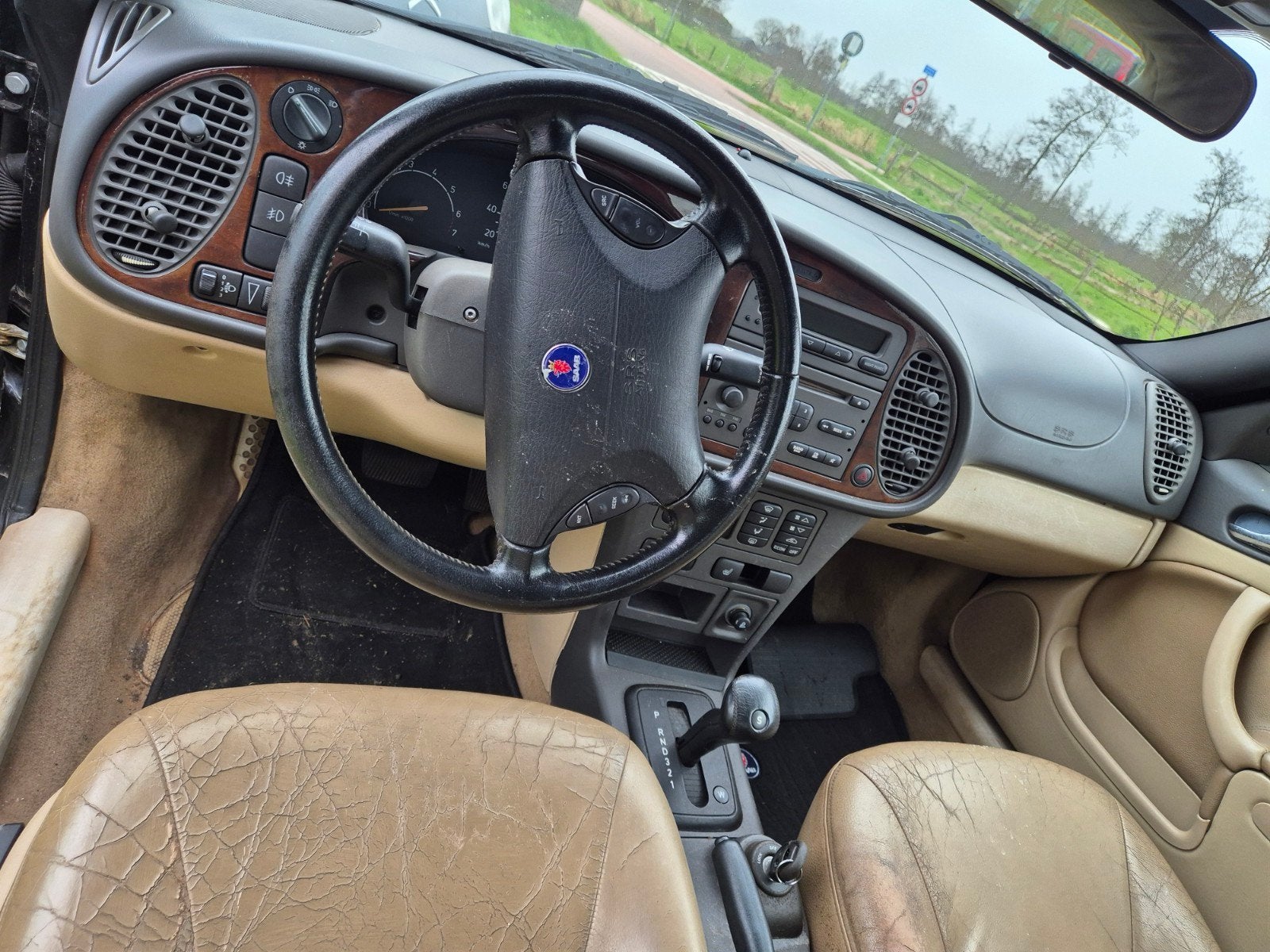 Saab 9-3 Houten Dashboard, Auto-onderdelen, Interieur en Bekleding, Ophalen of Verzenden
