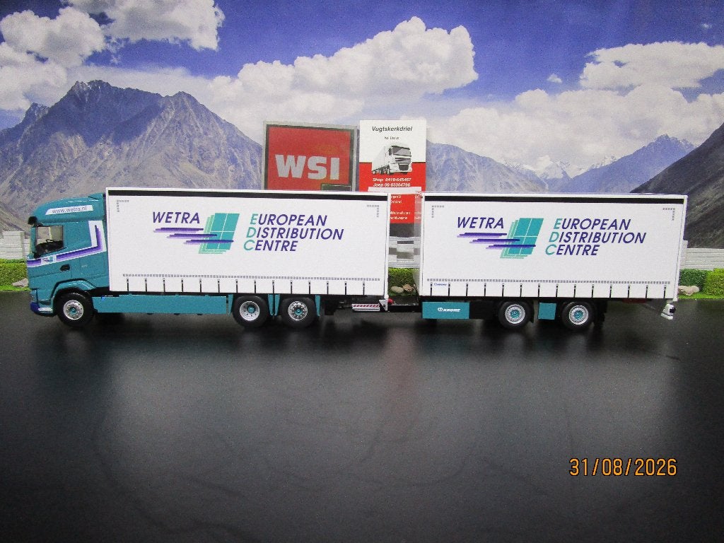 wsi 01-5100 wetra edc.dafxg riged curtainside truck 6x2, Hobby en Vrije tijd, Modelauto's | 1:50, Ophalen of Verzenden, Nieuw