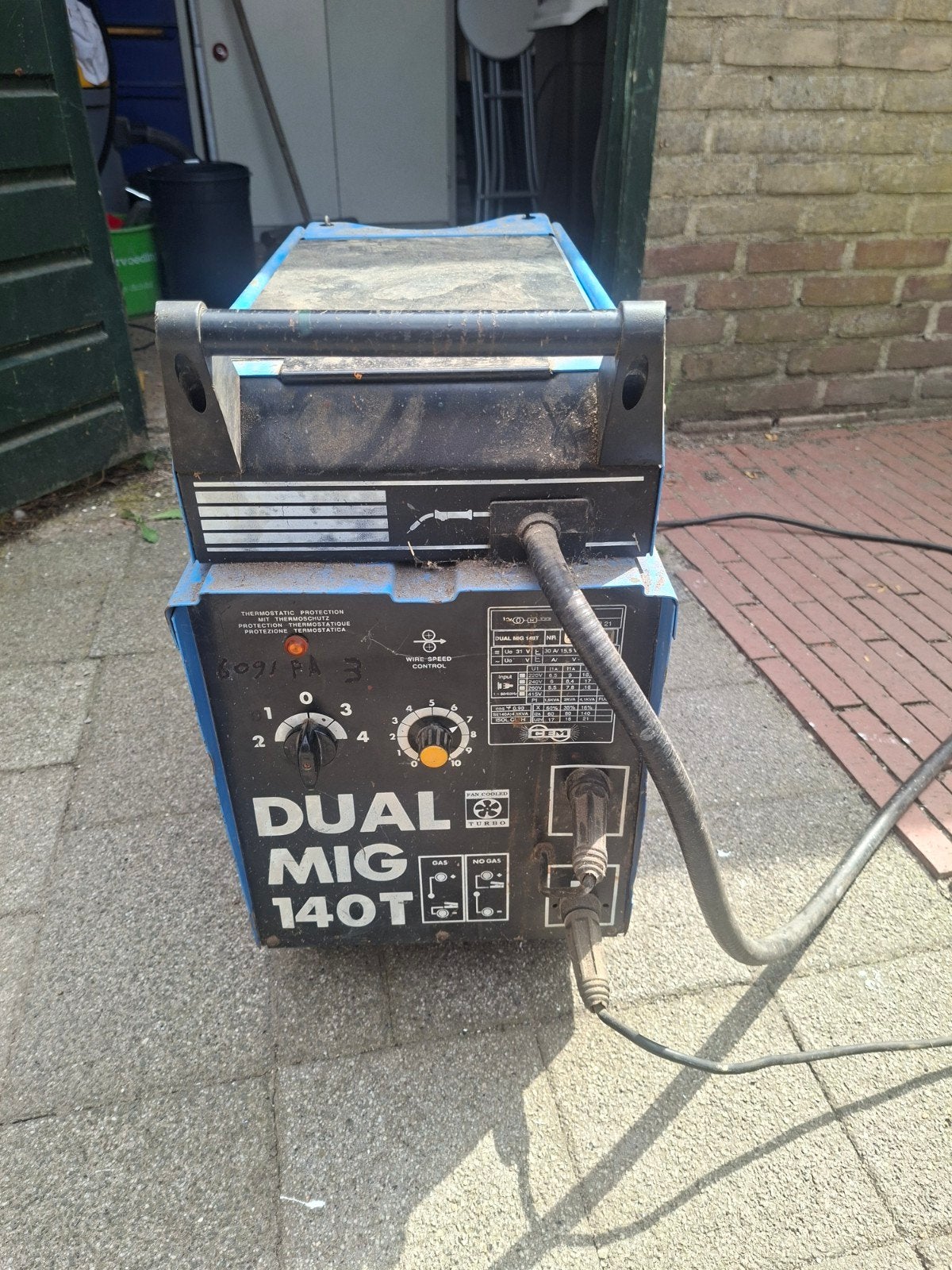 lasapperaat 230 v, Doe-het-zelf en Verbouw, Gereedschap | Lasapparaten, Ophalen, Gebruikt, Co2