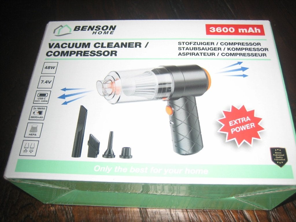 Stofzuiger /compressor vacuum cleaner, Overige merken, Kruimeldief, Nieuw, Ophalen of Verzenden