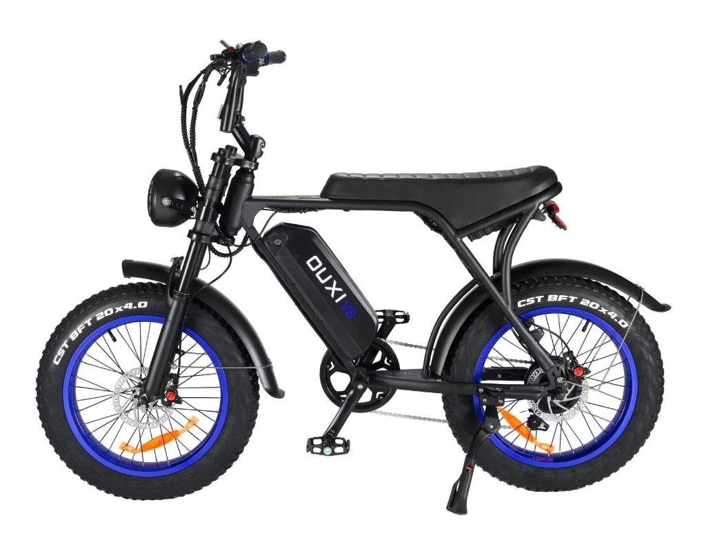 Quxi Fatbike V8 Blauw Zo goed als nieuw (+- 70km gereden), Fietsen en Brommers, Elektrische fietsen, Overige merken, Ophalen of Verzenden