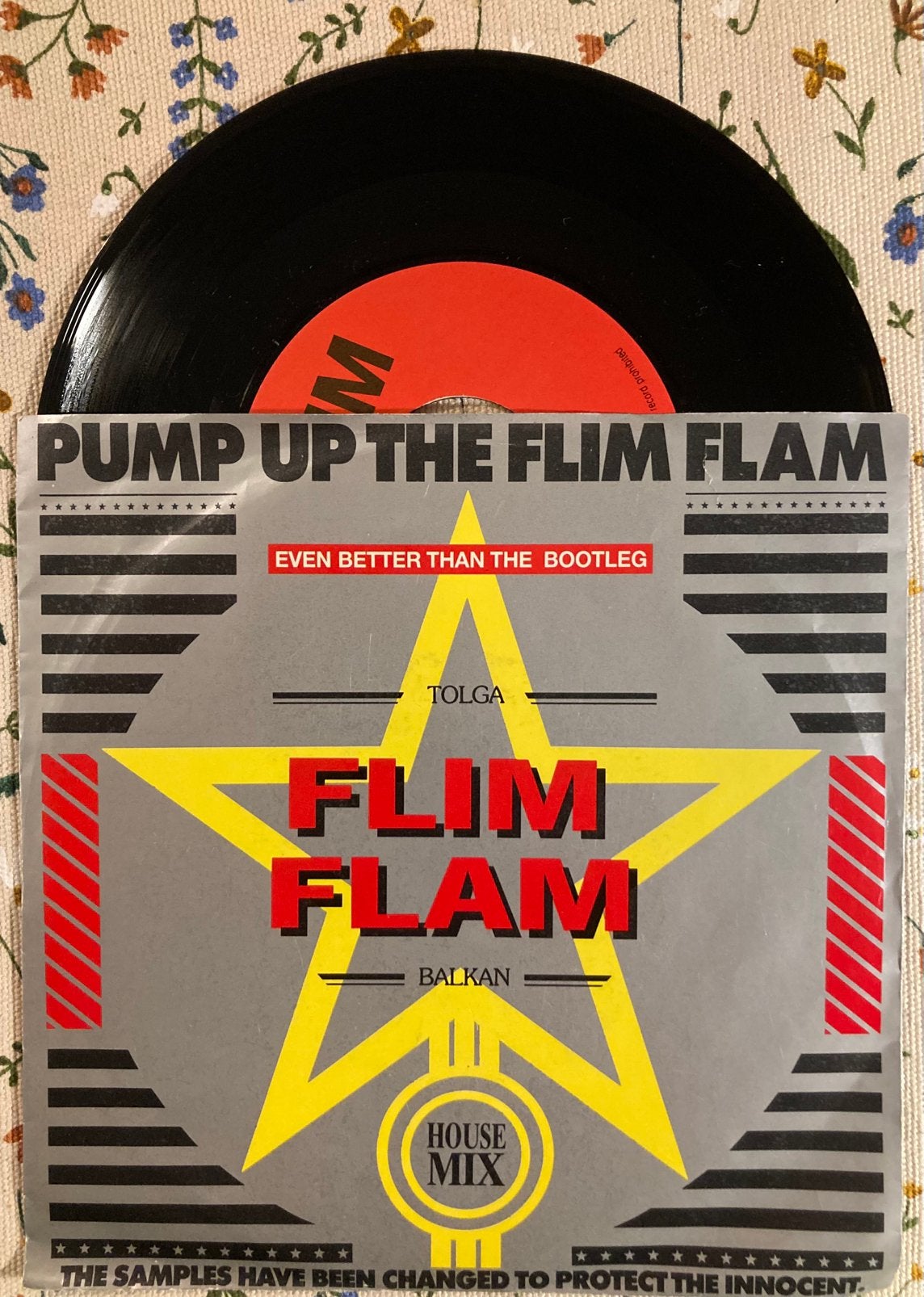 Vinyl single Tolga FF Balkan - Pump up the Flim Flam, Gebruikt, 7 inch, Ophalen of Verzenden, Dance en House