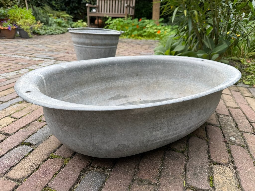Zeldzame brocante zinkenteil, Ophalen