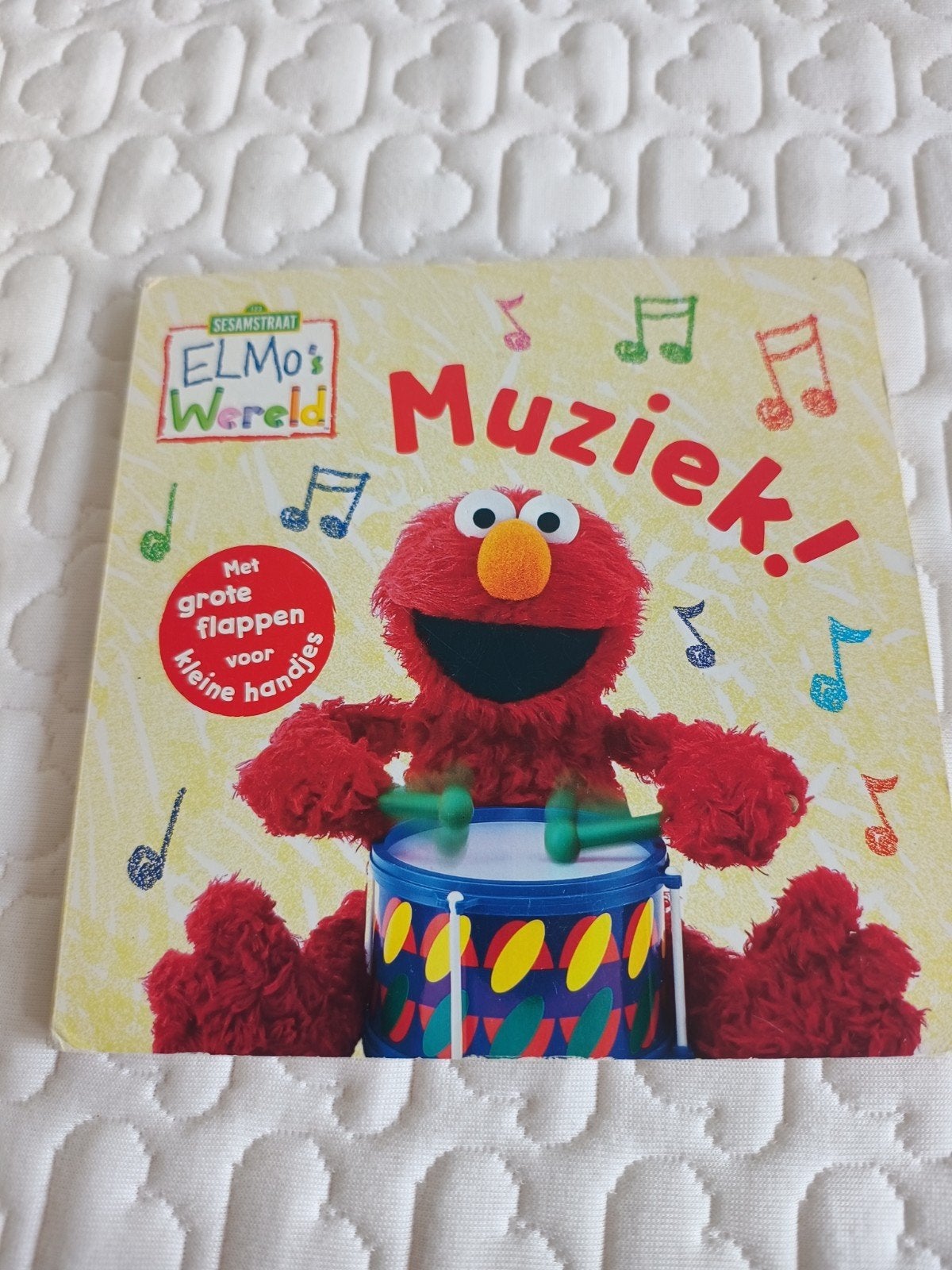 Elmo's Wereld: Muziek! - Gebruikt kinderboek, Boeken, Ophalen of Verzenden, Voorleesboek
