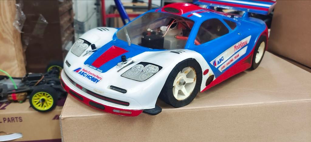 Z.g.a.n. en uiterst zeldzaam Mugen K2X Advance RC auto, Ophalen of Verzenden, Zo goed als nieuw, Schaal 1:10, Auto onroad