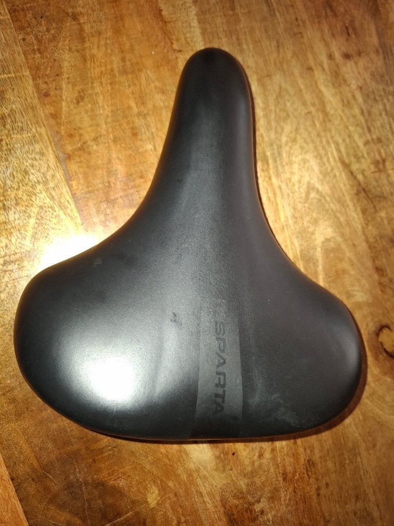 Fietszadel Heren Sparta C2 Bassano Gel, Ophalen of Verzenden, Zo goed als nieuw, Elektrische fiets, Sparta