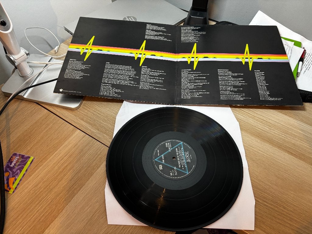 Pink Floyd The Dark side of the moon, LP, Gebruikt, Pop, Ophalen of Verzenden