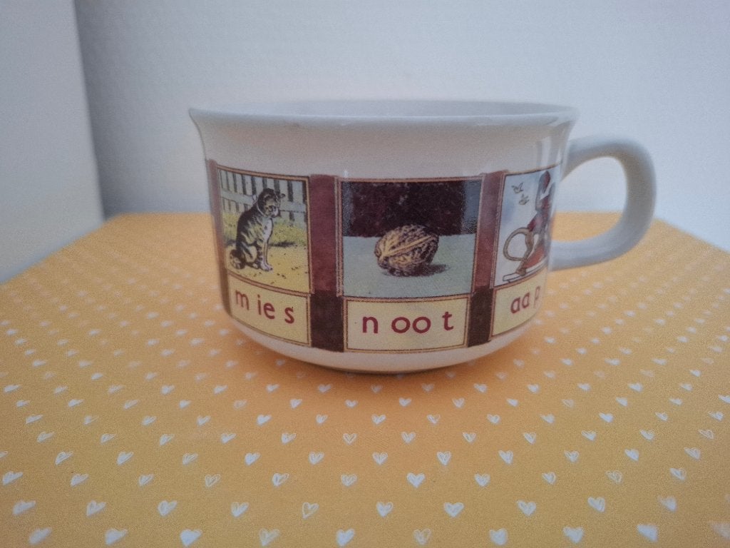 Soepkom aap, noot, mies, Ophalen of Verzenden, Zo goed als nieuw, Kom(men), Overige stijlen