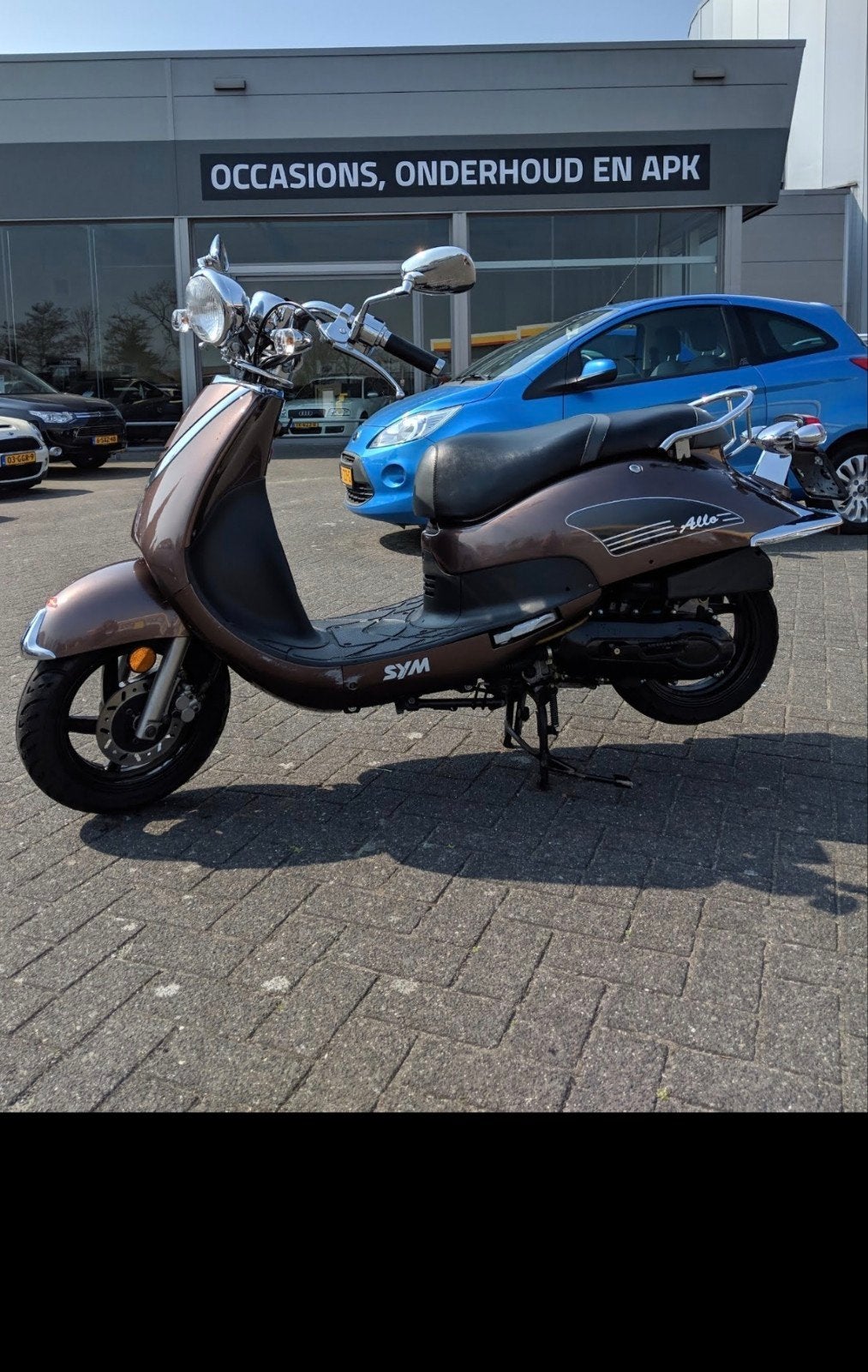 Sym Allo Scooter - Bruin, Goed Onderhouden, Gebruikt, Allo, Ophalen of Verzenden, Benzine