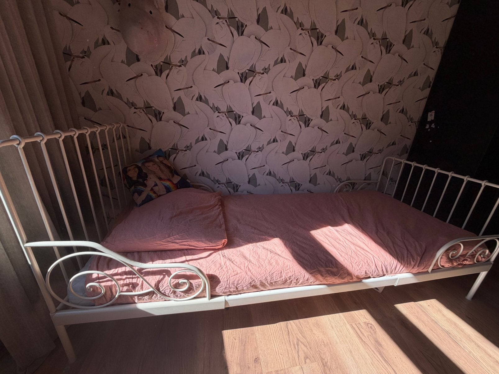 IKEA uitschuifbed / meegroeibed inclusief matrassen 80x200cm, Kinderen en Baby's, Kinderkamer | Bedden, Ophalen, 70 tot 85 cm
