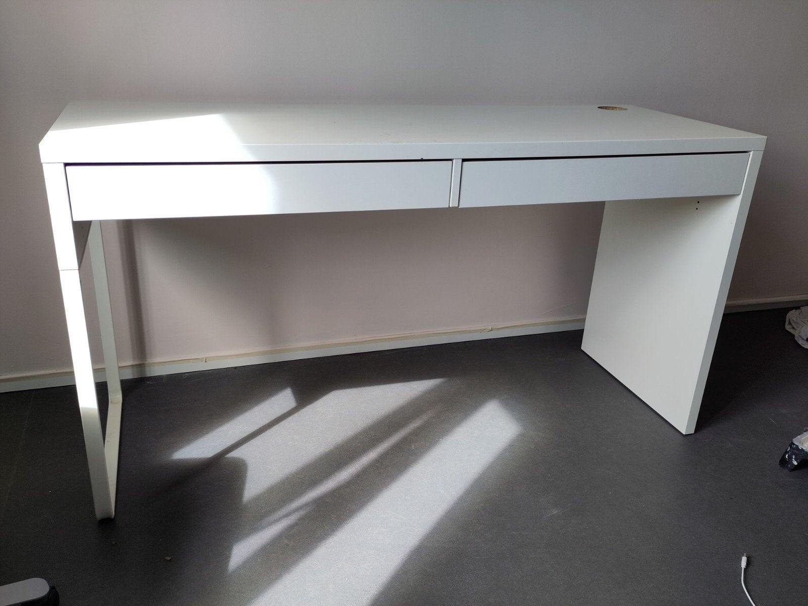 Witte IKEA ALEX bureau, Huis en Inrichting, Ophalen, Gebruikt, Scandinavisch, Spaanplaat of MDF