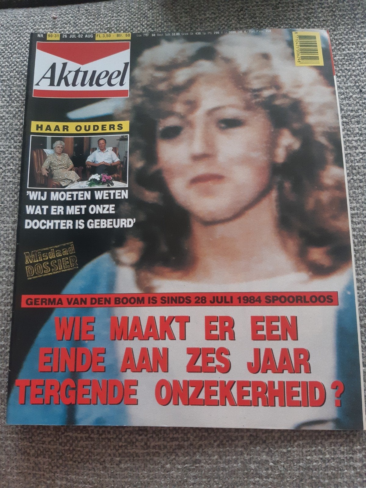31.Aktueel 1990. Germa van den Boom. Madonna. Jef Rademakers, Verzenden, 1980 tot heden, Tijdschrift