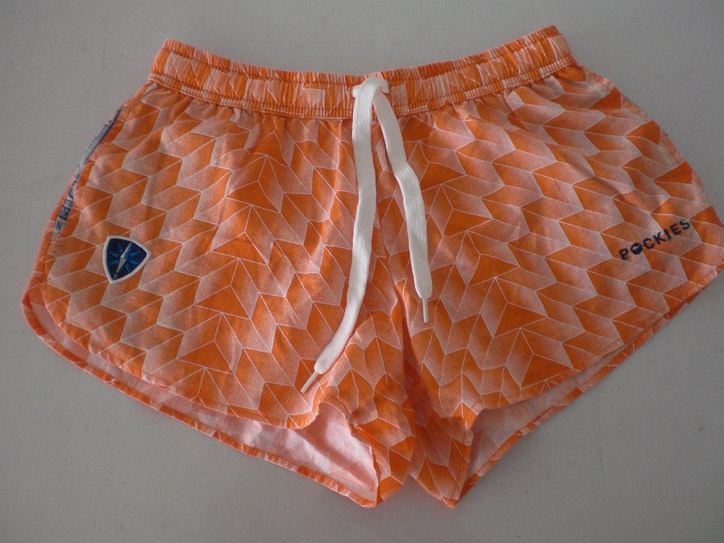 Oranje Pockies short maat S, Pockies, Verzenden, Oranje, Broekje of Short
