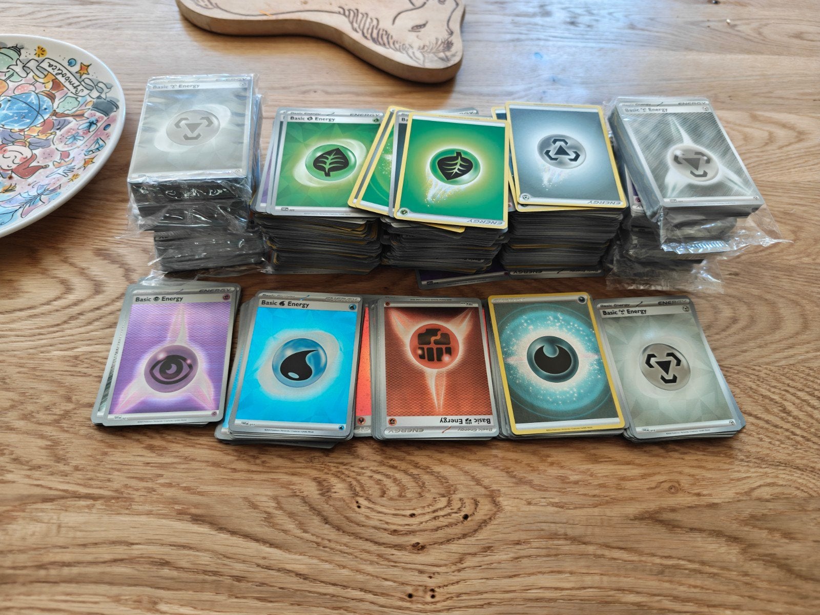 Circa 1000 Pokémon Energy kaarten + 95 Holo Energy, Ophalen of Verzenden, Gebruikt, Meerdere kaarten, Foil