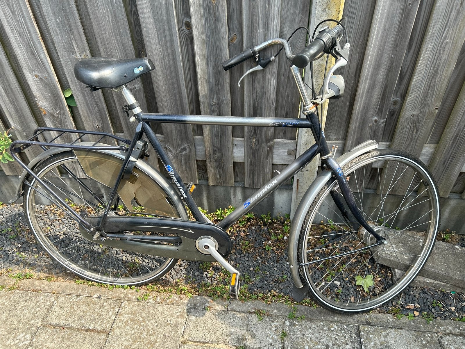 Simplex Stadsfiets maat 57, Fietsen en Brommers, Terugtraprem, Gebruikt, Versnellingen, 53 tot 57 cm