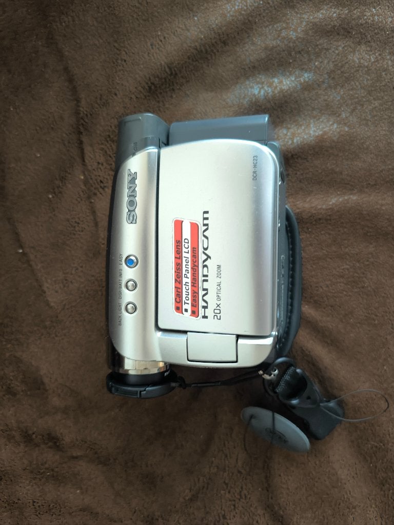Sony dcr hc23 camcorder, Mini dv, Gebruikt, 20x of meer, Ophalen of Verzenden