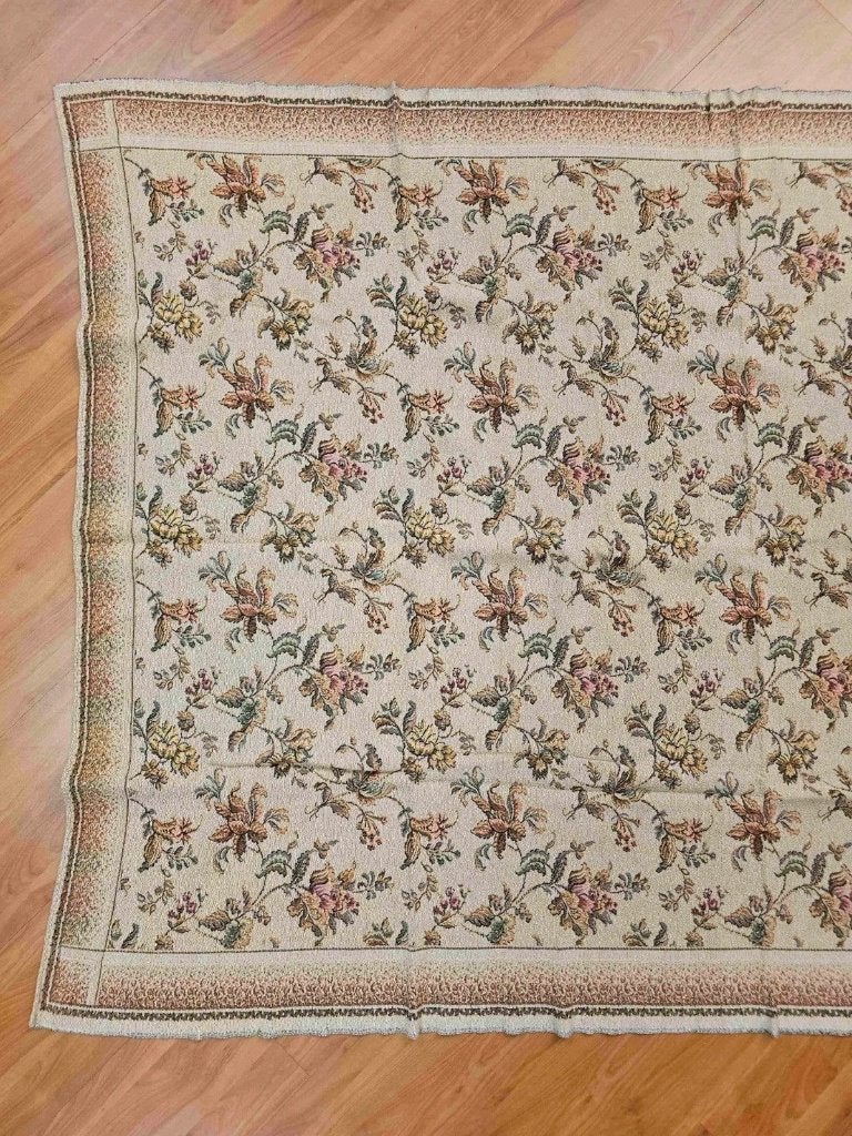 Grand foulard antiek dessin bloemen 175/125 cm, Ophalen of Verzenden