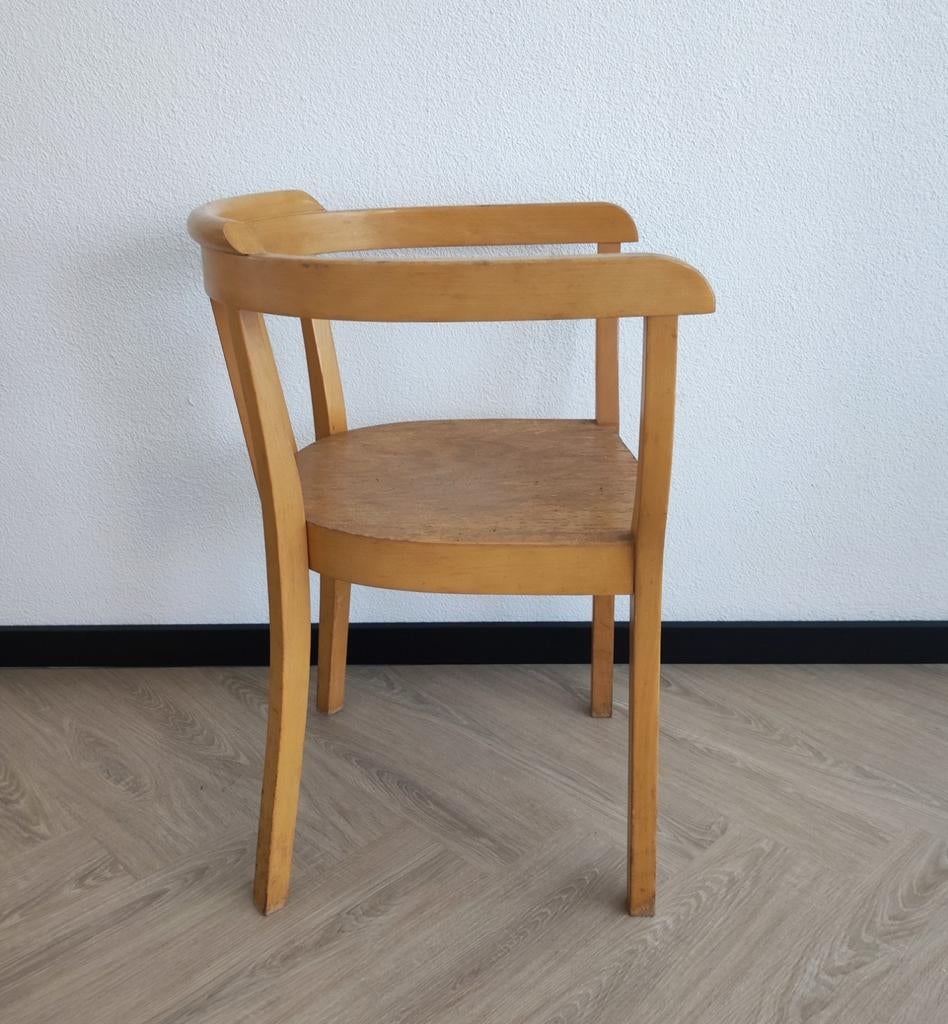 Solide beuken houten stoelen, stijl Thonet, ook voor buiten, Ophalen of Verzenden, Gebruikt, 75 m² of meer, Parket
