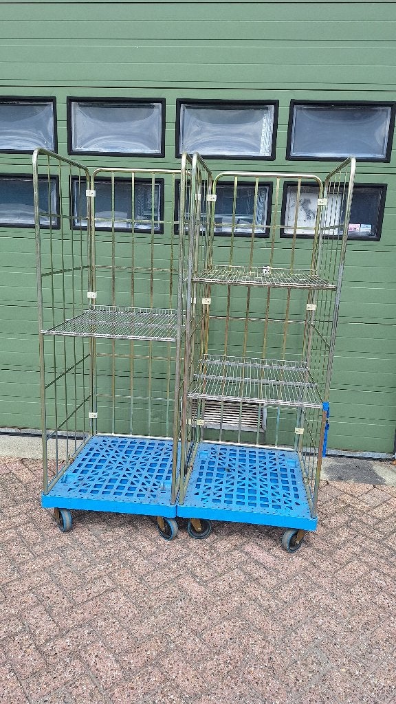 rolcontainer rolcontainers met 3 rekken, Ophalen, Gebruikt, Industriepark 2a 9351PA Leek, H.O.Albert Ale Slotema