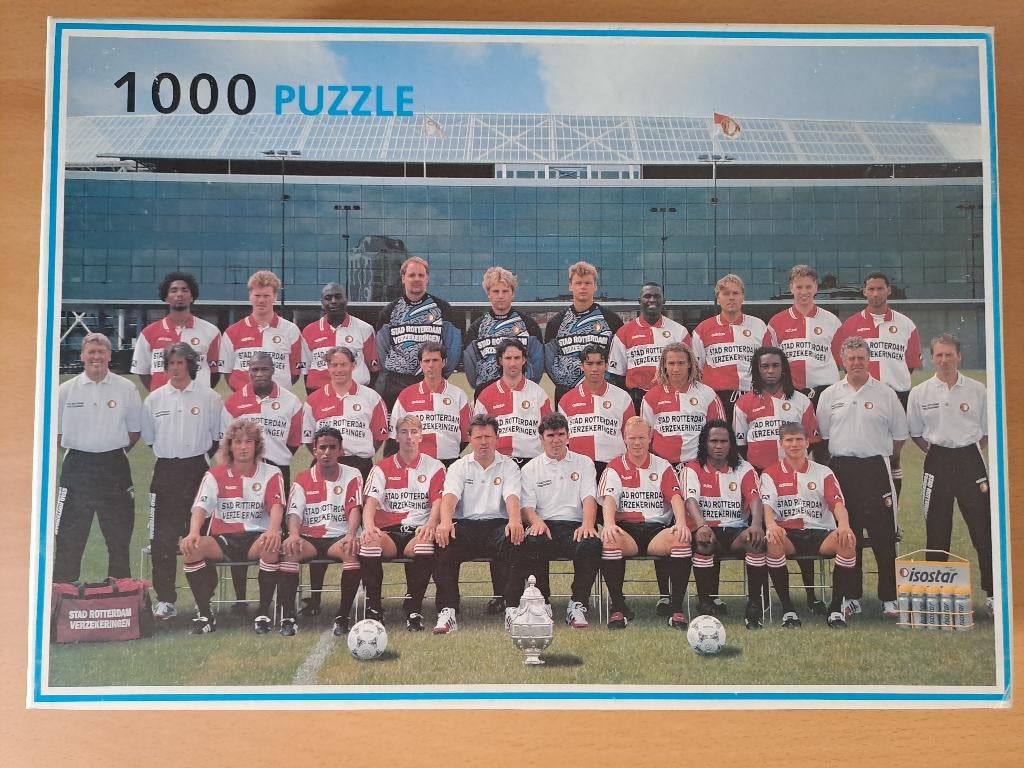 Feyenoord puzzel 1000 stukjes 44 x 68 cm, Ophalen of Verzenden, Gebruikt, Feyenoord, Spel