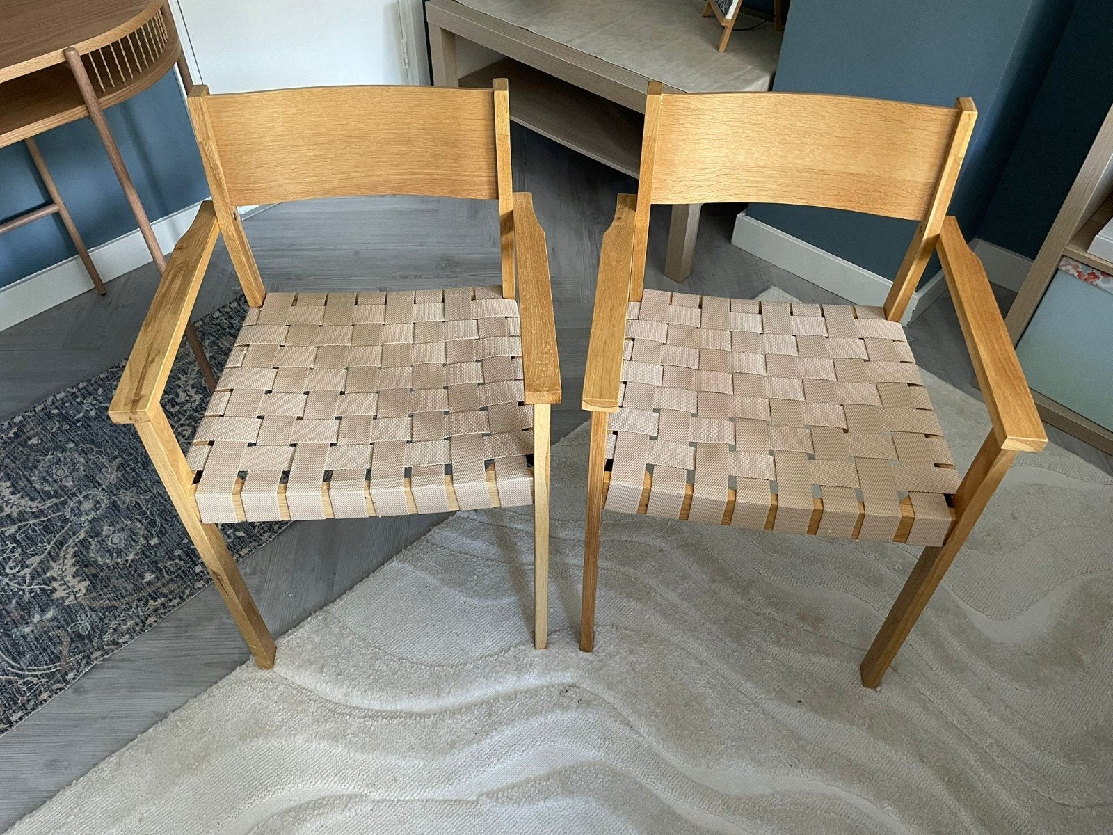 2 garden chairs, Ophalen, Twee, Bruin, Zo goed als nieuw
