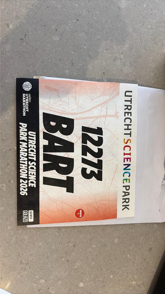 Start bewijs utrecht hele marathon, Eén persoon