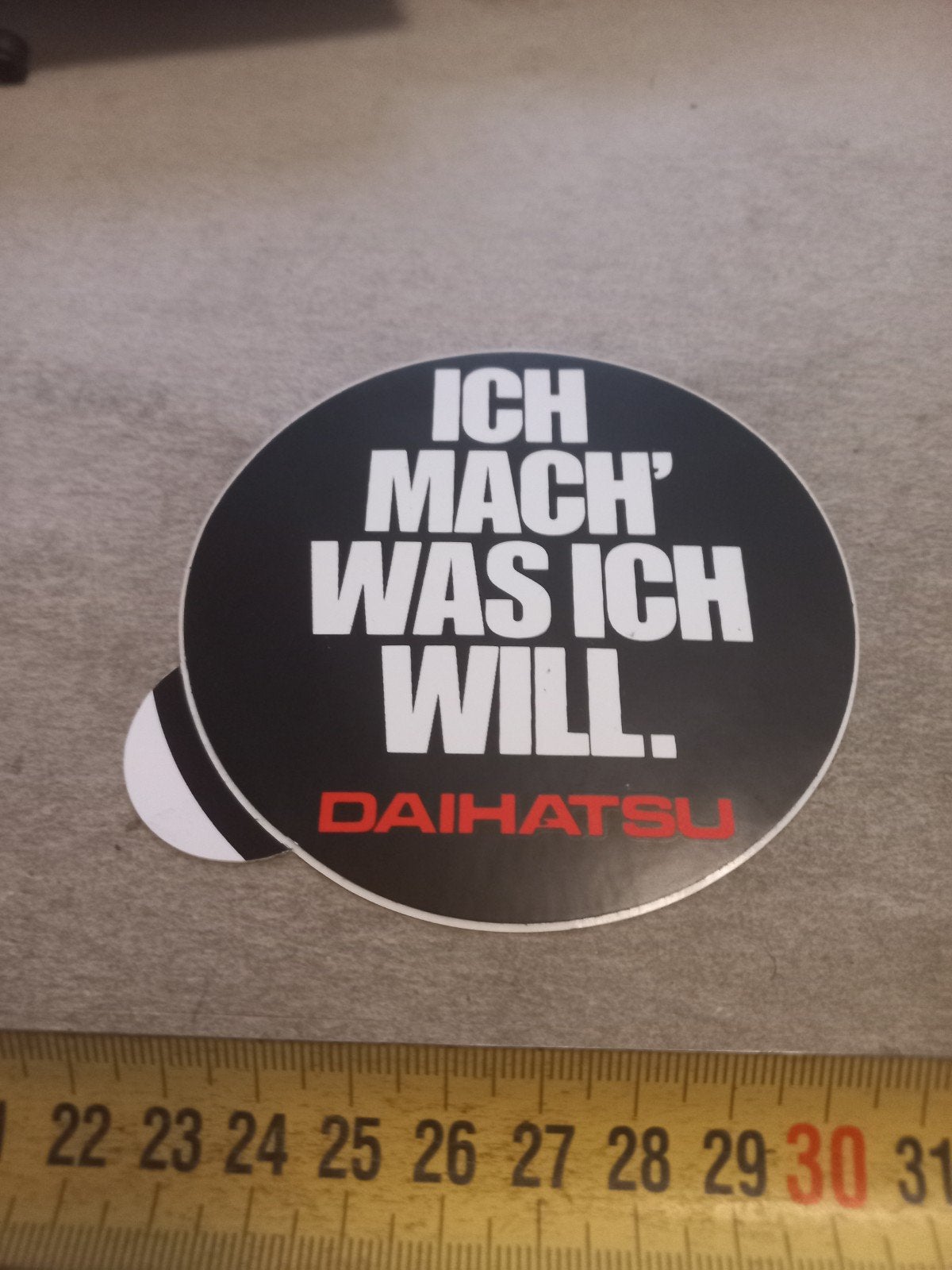 Daihatsu Sticker "Ich mach' was ich will.", Ophalen of Verzenden