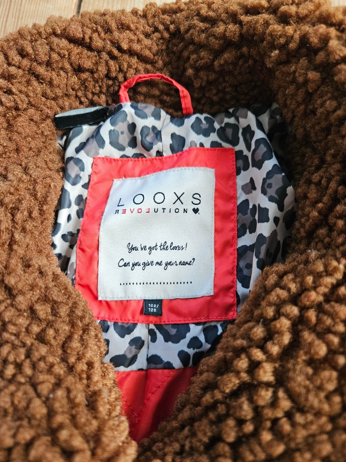 Looxs Revolution Teddy Jas Maat 122/128, Meisje, Looxs Revolution, Ophalen of Verzenden, Zo goed als nieuw