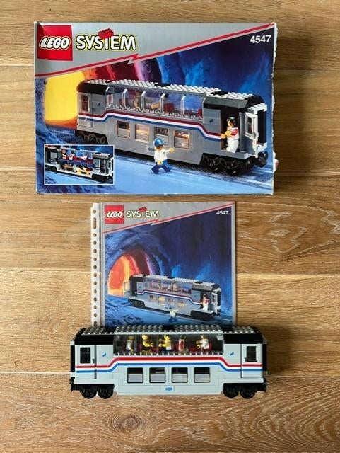 lego trein wagon, Clubcar 4547 met doos, Ophalen of Verzenden, Zo goed als nieuw, Complete set, Lego