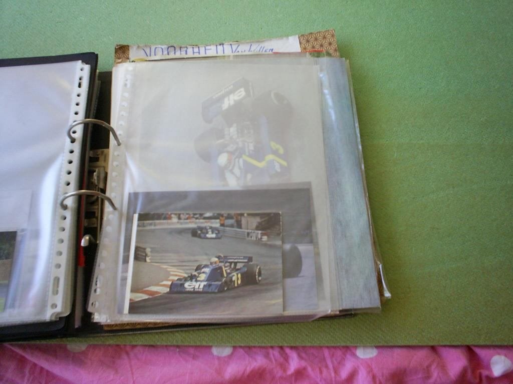 Kaarten Tyrrell P34 6 Wieler Peterson Scheckter Depaillier, Verzamelen, Verzenden, Zo goed als nieuw, Auto's