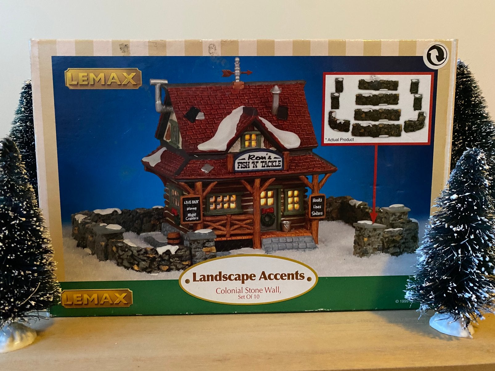 Lemax Stenen Muurtjes 10 delig Kerstdorp, Ophalen of Verzenden, Nieuw