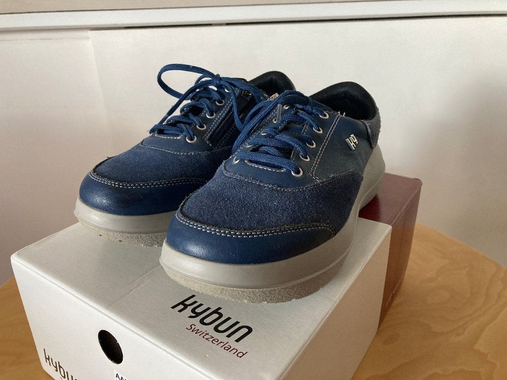 Kybun schoenen blauw mt 37 2/3, Kleding | Dames, Blauw, Ophalen of Verzenden, Kybun, Sneakers of Gympen