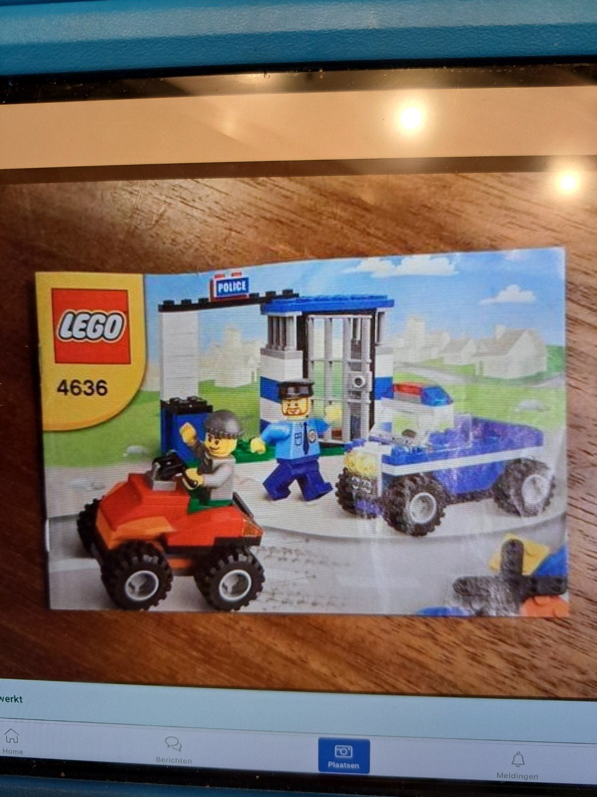 Lego 4636 politie, Lego, Ophalen of Verzenden, Zo goed als nieuw, Complete set