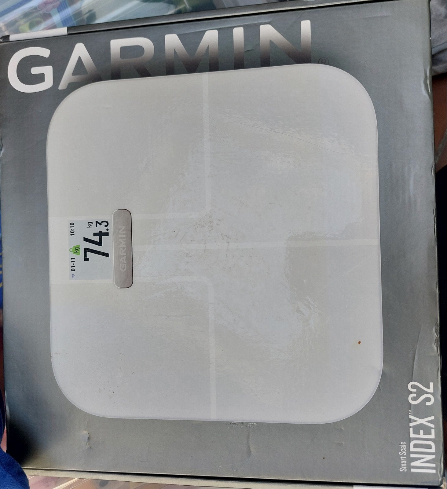 Garmin Index S2 Smart Scale - Blijft hangen op test, Ophalen of Verzenden, Niet werkend