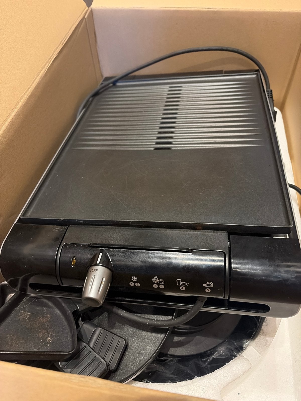 Philips HD4419 Tafelgrill - Zo goed als nieuw, Ophalen, Zo goed als nieuw, Tafelgrill
